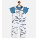 Miniklub Dungaree For Baby Boys Casual Printed Pure Cotton, 0-3m